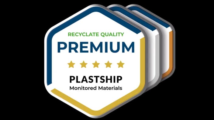 Qualitätssiegel der plastship Monitored Materials
